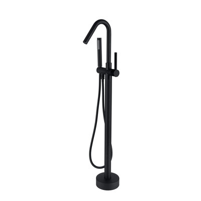 Bec de baignoire fixé au sol