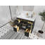 Sonoma X P 22 po Meuble-lavabo simple en D avec comptoir en quartz-110493805