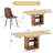 Extendable Dining Table Sets(must Include Both Table And Chair) Wood Mdf Modern Kitchen