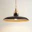 Luminaire suspendu moderne Raven Black - dôme en métal noir mat et laiton 1 lumière à intensité variable 1 lumière pour cuisine, îlot de cuisine ou salle à manger de style moderne, minimaliste et transitionnel-1908454527