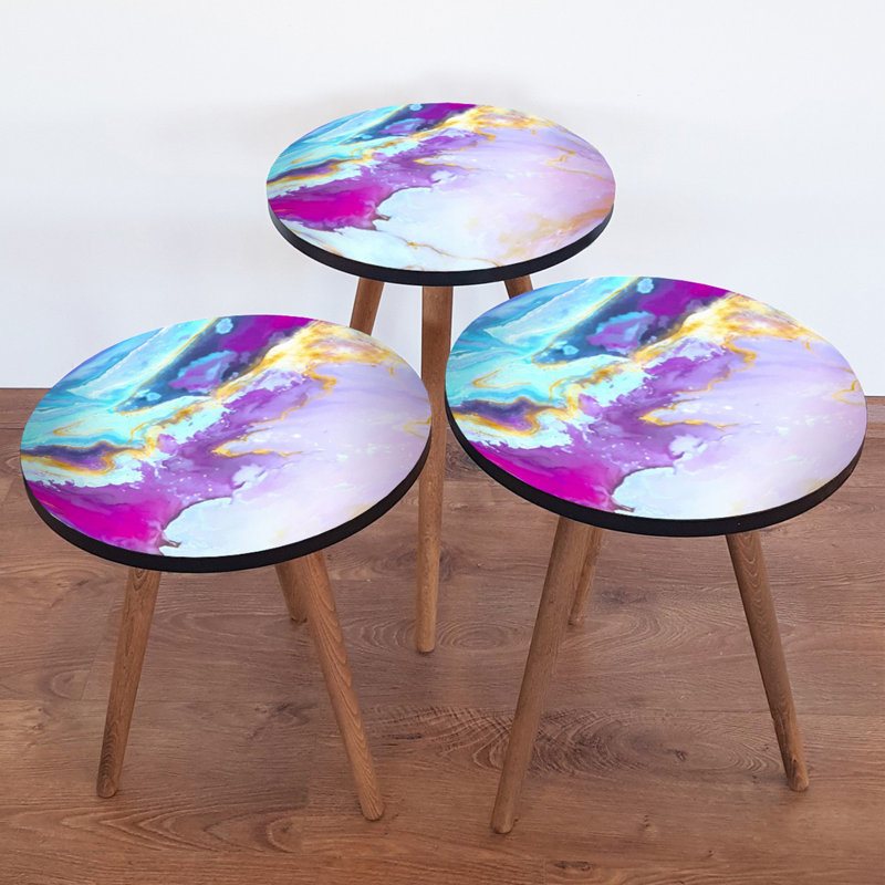 Tables gigognes 3 pieds Beckles