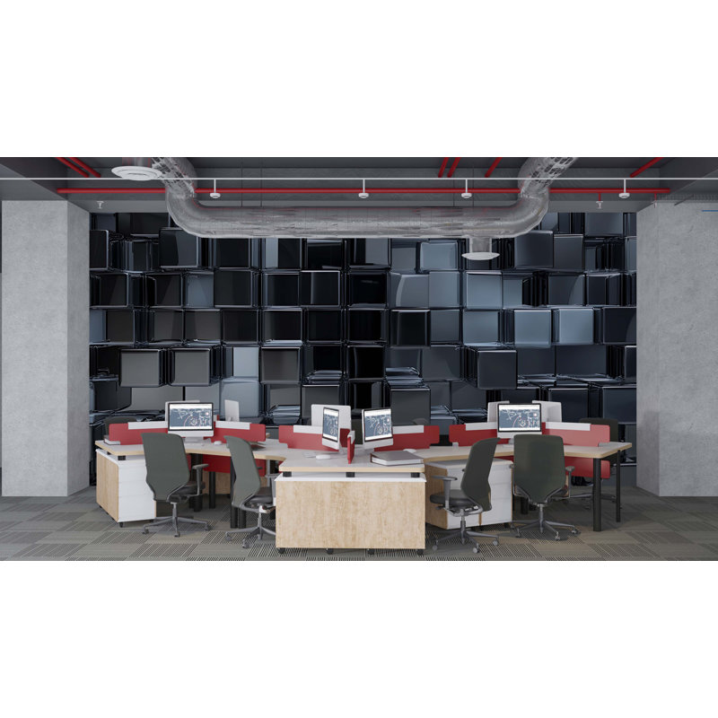 Papier peint d'art moderne Modern Wall, L 145 po x l 100 po, Peel & Stick