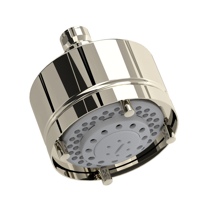 Rohl 4" 5-Function Showerhead, Polished Nickel