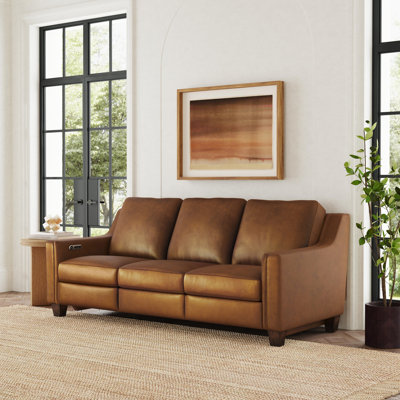 Finnegan 82" Genuine Leather Power Reclining Sofa