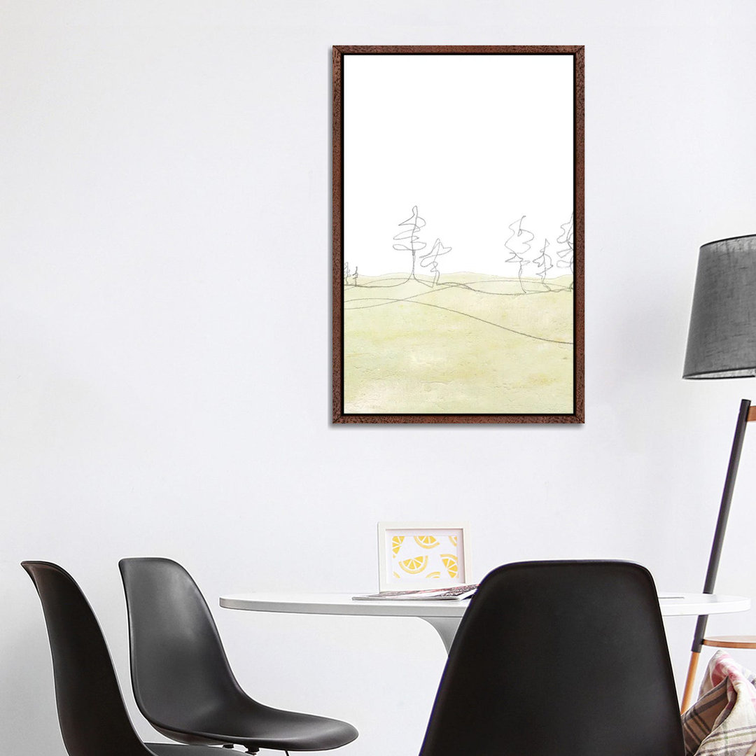 Minimalistische weiche Landschaft von Whales Way - Gallery-Wrapped Canvas Giclée on Canvas