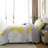 King Size Comforter Set,Yellow Floral Bedding Sets 7 Pieces Bed in a Bag with Sheets, Pillowcases & Shams-113298751-113298748