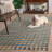 Ellenore Hand Woven 0.85 Jute 0.15 Cotton Checkered Rug-1087922870