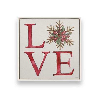 «Holiday Love», impression sur toile encadrée