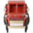  Rustic Red Truck Metal Wine Rack