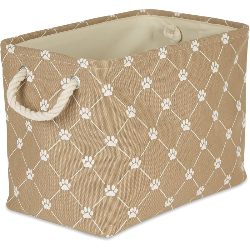 Empreinte de pattes et d'os de la collection Pet Storage, rectangle moyen, Taupe, H 9 po x l 8 po x P 14 po