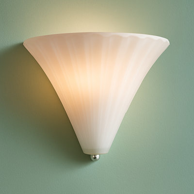 Glass Flush Mounted Sconce