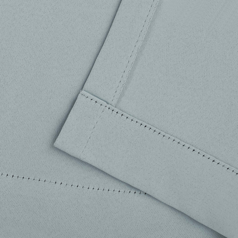 Paire de rideaux obscurcissant avec œillets Millendon, L 42 po x L 96 po, Bleu pierre