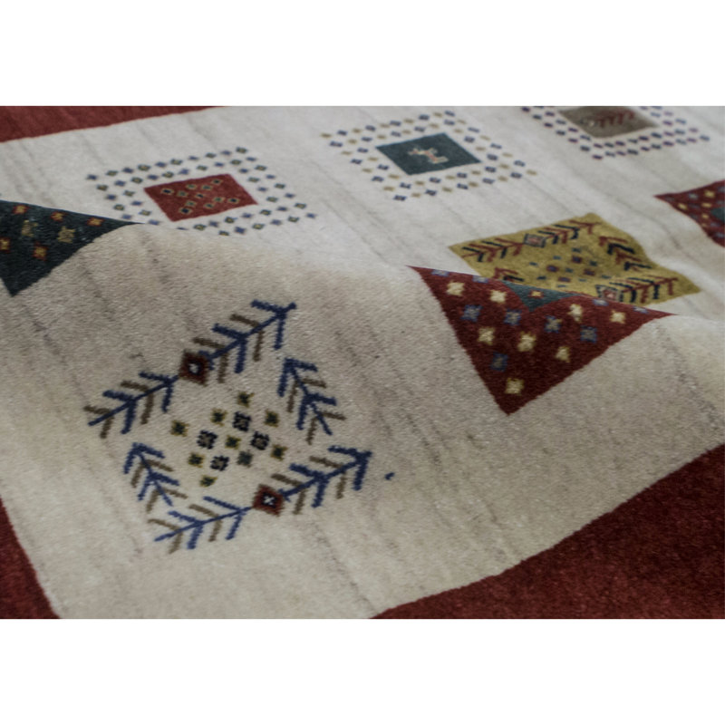 Hand-Knotted High-Quality Red Area Rug