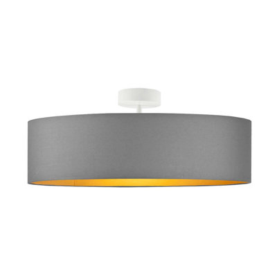 Sundquist Fabric Semi Flush Mount