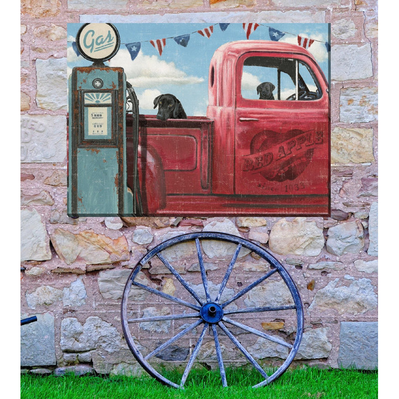 Geoffrey All-Weather Canvas Transportation Wall Decor