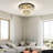 Kallenbach 8 light Modern Round Flush Mount K9 Crystal Chandelier Lighting Lamps