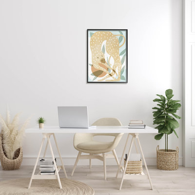 Guépard, jungle, art contemporain par estampe numérique par Lil 'Rue