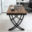 Bureau double pour ordinateur