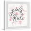 «Girls Rule II», reproduction encadrée-597553975
