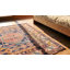 Early 20th Century Antique Blue Tribal Geometric Small Size Square Shape Caucasian Shirvan Rug