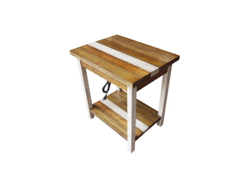 End Table, Rustic Brown