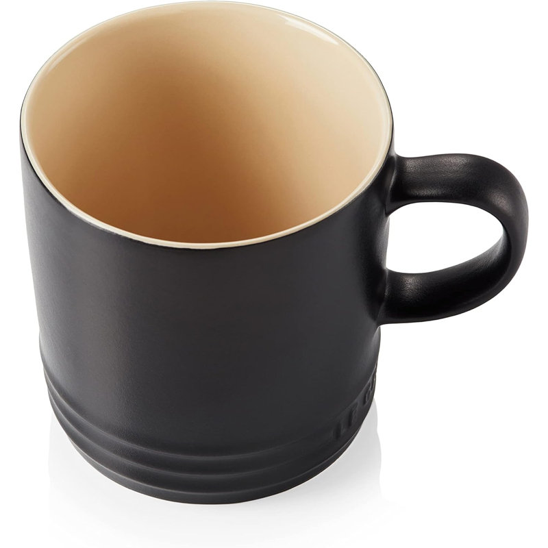 Stoneware Coffee Mug, Dark Gray