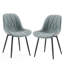 Chaise d'appoint rembourrée en similicuir Chardee-1647928882