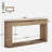 63" Console Table, Fluted Sofa Table Entryway Foyer Table