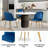 Velvet Upholstered Side Chair-748443216