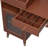 Leeandrew Vanity Desk with Drawers, Cabinet, Stool & Charging Ports-115330401