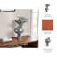 Vase en faïence de poterie fabriqué à la main avec motif sculptural et finition émaillée - Décoration décorative moderne en céramique pour la maison et le bureau-823104430