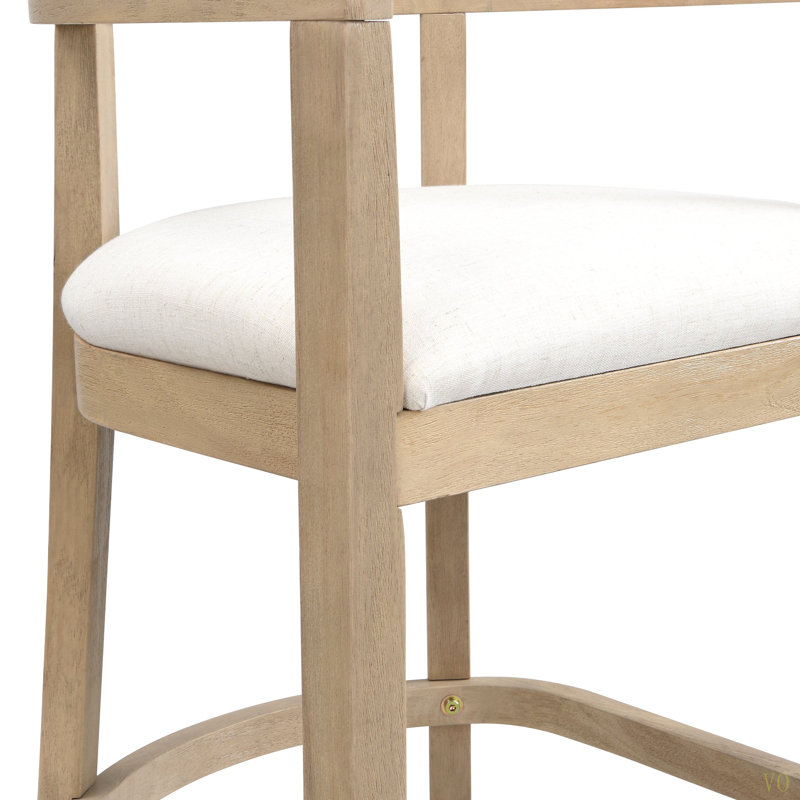Tabourets de bar (ensemble de 2), Naturel
