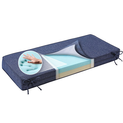 Coussin de siège en mousse viscoélastique gélifiée intérieur / extérieur Sunrox