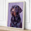 Quiet Labrador Modern - Wrapped Canvas-2135586615-2135586614