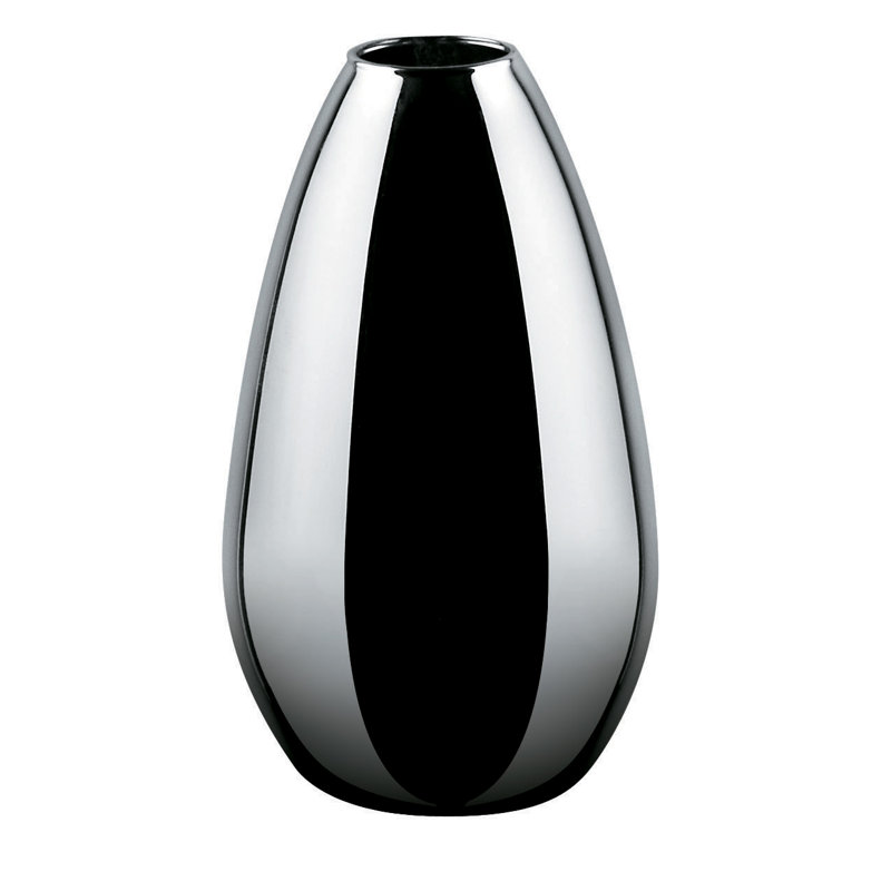 Godbey Glass Table Vase, Silver