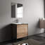 Joni 30 po L x 18 po P 2 portes Meuble-lavabo autoportant avec évier simple et Comptoir en Céramique blanc-87550547