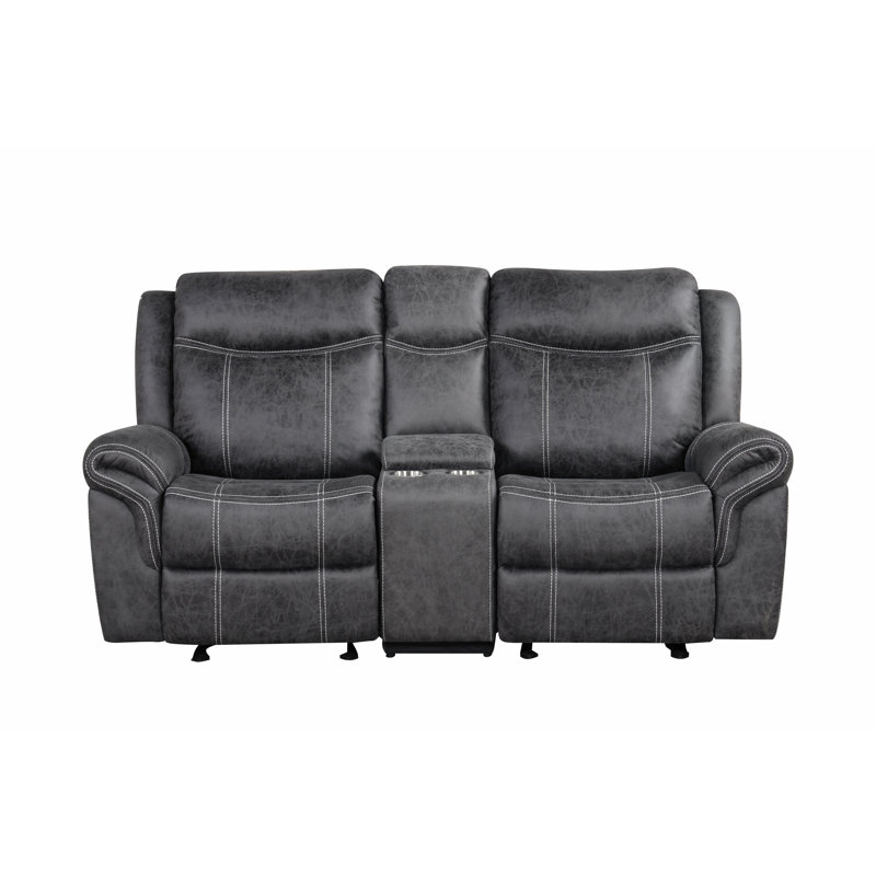 Causeuse en microfibre Power Motion