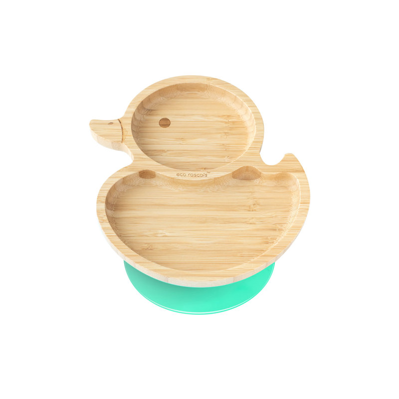 Bamboo Duck Plate, Green
