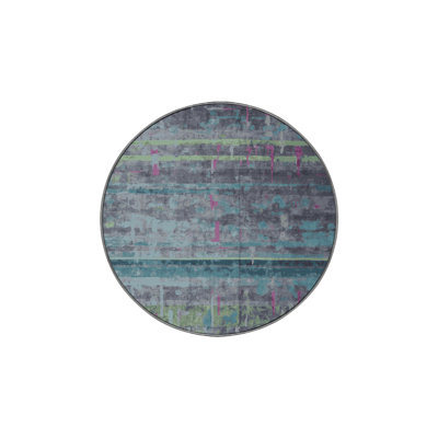 Machine Washable Gray Area Rug
