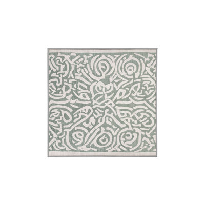 Tapis gris lavable à la machine