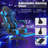 Westley PU Leather Gaming Chair with Adjustable Recline, Headrest & Footrest-869741548