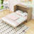 Carlysia Wooden Murphy Bed with Storage Drawers and Built-In Charging Station-543364066-543364064
