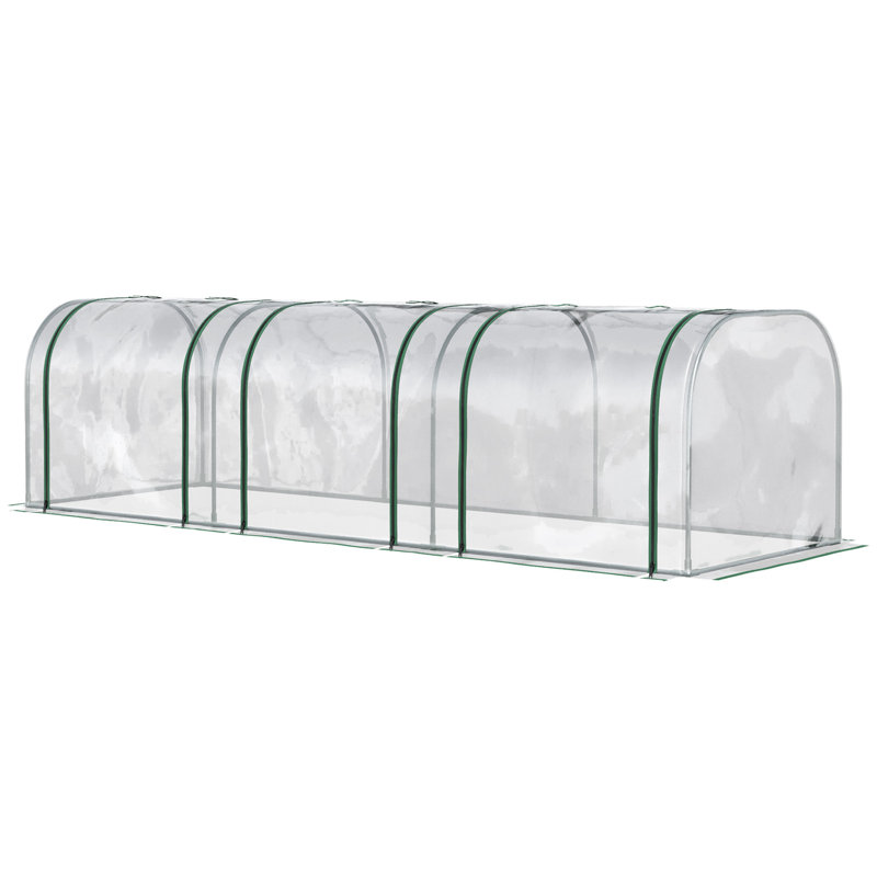 Outsunny 10' X 3' X 2.5' Mini Greenhouse