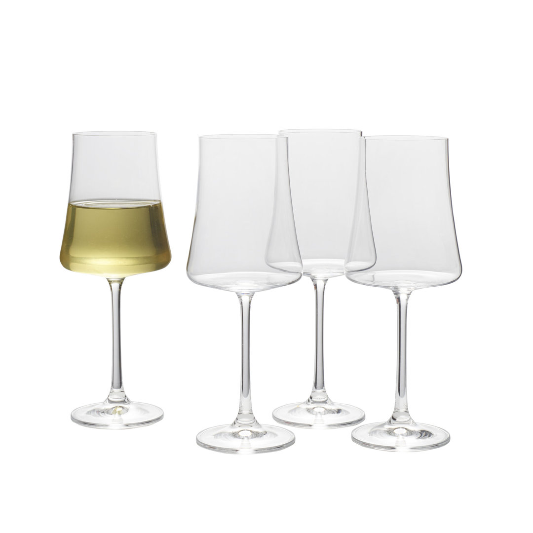 Mikasa Aline 16 oz. White Wine Glasses (Set of 4) Mikasa
