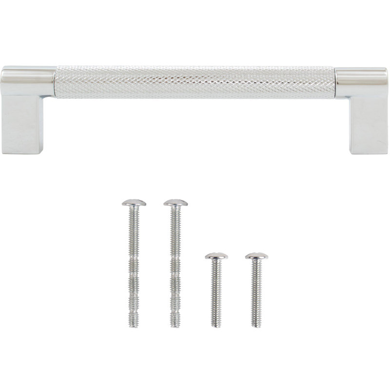 Urban Cabinet Pull, 128 Millimetres, By Stone Harbour Hardware, Chrome poli, 5.06"