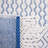 Sabula Hand Woven Pet Yarn/Cotton Southwestern Rug in Blue/Ivory-1078053079