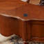 Bureau en bois manufacturé avec tiroirs en noyer-2072385684