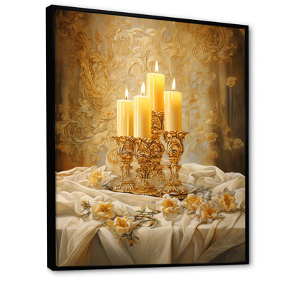 " Judaism Candelight Shabbat Serenity "