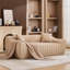 Causeuse moderne surdimensionnée en similicuir 2 places, canapé spacieux et profond avec 2 coussins décoratifs pour petits espaces-1722585344-1722585345