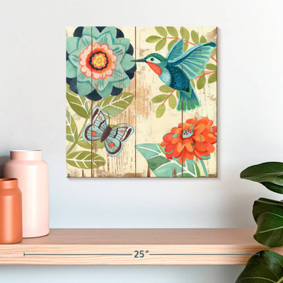 Brampt Hummingbird Botanical Aqua
